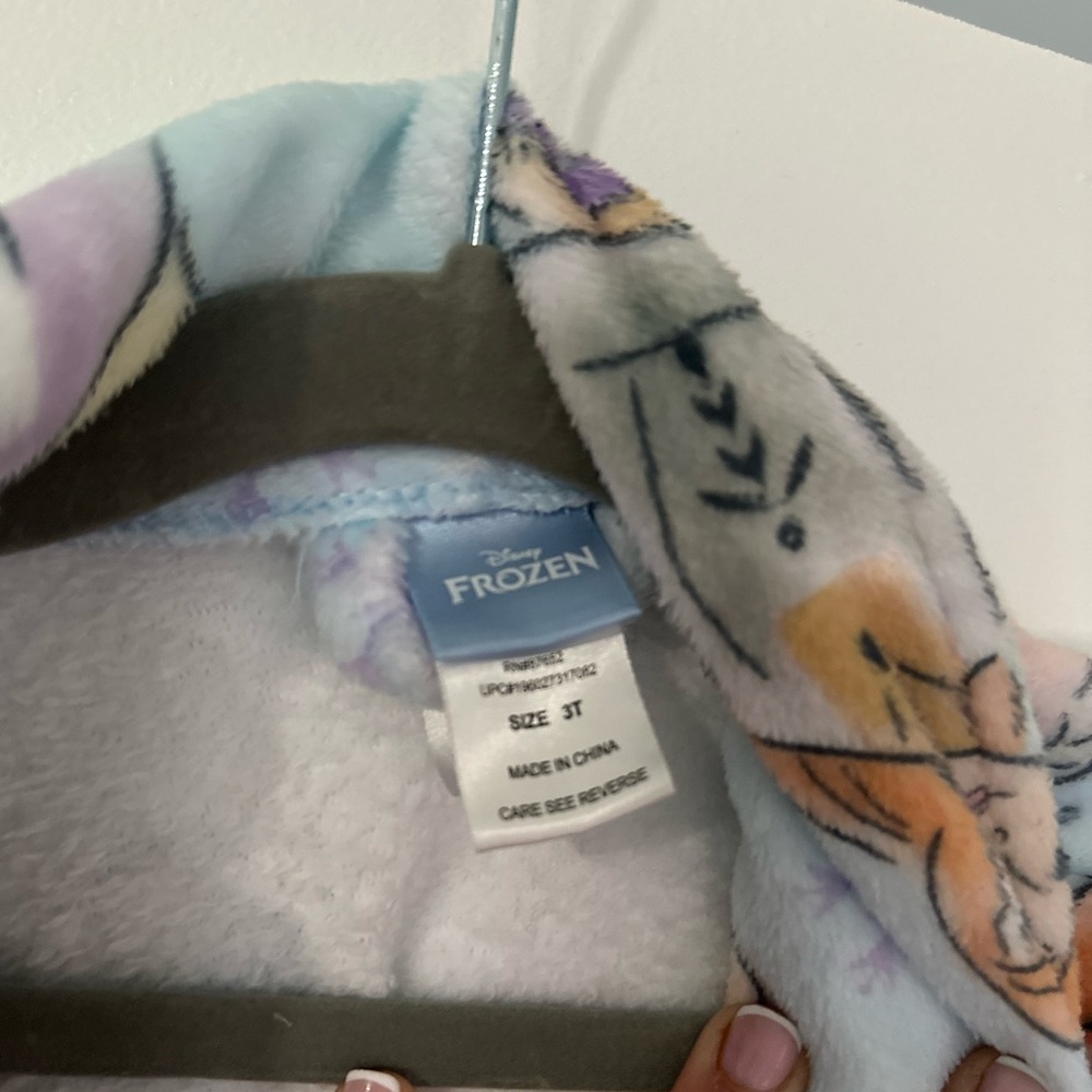 Disney Frozen Plush Bathrobe for Kids - Multicolor NWOT - Picture 3 of 3